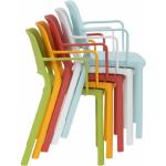 Himmelblaue Mayer Sitzmöbel Gartenstühle & Balkonstühle aus Polyrattan stapelbar 