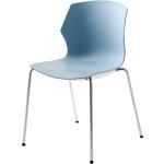Blaue Mayer Sitzmöbel Esszimmerstühle & Küchenstühle aus Metall stapelbar Breite 50-100cm, Höhe 50-100cm, Tiefe 50-100cm 