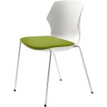 Weiße Mayer Sitzmöbel Esszimmerstühle & Küchenstühle aus Textil stapelbar Breite 50-100cm, Höhe 50-100cm, Tiefe 50-100cm 
