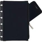 Staples? Arc Notebook Removable Zipper Pocket, 4 1/2 x 6, Black Neoprene by Staples