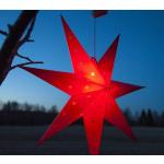Rote Außen-Weihnachtssterne LED beleuchtet 