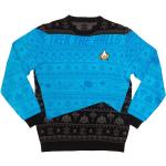 Blaue Star Trek Strickpullover aus Acryl für Herren Größe 3 XL Weihnachten 