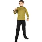 Grüne Star Trek James T. Kirk Faschingskostüme & Karnevalskostüme aus Polyester für Kinder Größe 128 