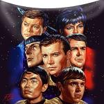 Bunte Unifarbene Star Trek Kuscheldecken & Wohndecken aus Fleece maschinenwaschbar 