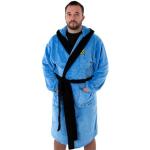 Blaue Langärmelige Star Trek Bademäntel mit Kapuze aus Polyester mit Kapuze für Herren Größe XL 