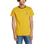 Star Trek Command Uniform Gelb James T Kirk Männer Kostüm Starship T-Shirt