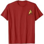 Rote Star Trek T-Shirts für Herren Größe S 