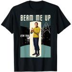 Schwarze Star Trek T-Shirts für Damen Größe S 