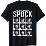 Schwarze Star Trek Spock T-Shirts für Damen Größe S 