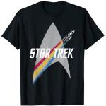 Schwarze Star Trek T-Shirts für Damen Größe S 