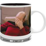 Weiße Star Trek Jean-Luc Picard Becher & Trinkbecher 320 ml aus Keramik 