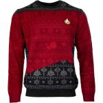 Rote Star Trek Strickpullover aus Acryl für Herren Größe 4 XL Weihnachten 