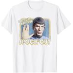 Blaue Star Trek Spock T-Shirts für Herren Größe S 