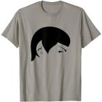 Graue Star Trek Spock T-Shirts für Herren Größe S 