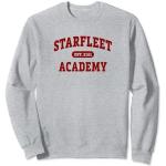 Graue Star Trek Starfleet Academy Herrensweatshirts Größe S 