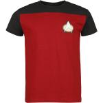 Schwarze Kurzärmelige Star Trek T-Shirts für Herren Größe XXL 