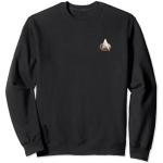Schwarze Star Trek Herrensweatshirts Größe S 