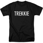 Schwarze Langärmelige Star Trek T-Shirts maschinenwaschbar für Damen Größe 4 XL 