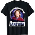 Schwarze Star Trek Voyager T-Shirts für Herren Größe S 