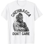 Weiße Star Wars Chewbacca T-Shirts für Herren Größe S 