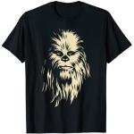 Schwarze Star Wars Chewbacca T-Shirts für Damen Größe S 