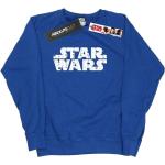 Royalblaue Langärmelige Star Wars Herrensweatshirts aus Baumwolle Größe M Weihnachten 