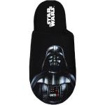 Schwarze Star Wars Darth Vader Herrenhausschuhe ohne Verschluss aus Polyester rutschfest Größe 40,5 