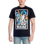 Schwarze Unifarbene Star Wars Eine neue Hoffnung T-Shirts aus Baumwolle für Herren Größe XL 