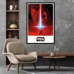 Schwarze Close Up Star Wars Filmposter & Kinoplakate 