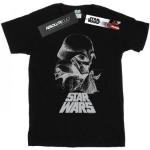 Schwarze Kurzärmelige Star Wars Darth Vader T-Shirts aus Baumwolle für Herren Größe 5 XL 