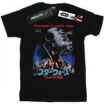 Schwarze Kurzärmelige Star Wars T-Shirts aus Baumwolle für Herren Größe 5 XL 