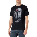 Schwarze Star Wars Yoda T-Shirts aus Baumwolle für Herren Größe M 