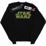 Schwarze Langärmelige Star Wars Herrensweatshirts Größe 5 XL 