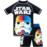 Bunte Star Wars Stormtrooper Kinderbadeshorts für Jungen Größe 134 2-teilig 
