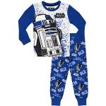 Bunte Star Wars R2D2 Kinderschlafanzüge & Kinderpyjamas für Jungen Größe 134 