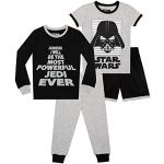 Bunte Star Wars Darth Vader Kurze Kinderschlafanzüge für Jungen Größe 116 2-teilig 