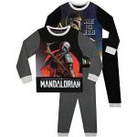 Bunte Star Wars The Mandalorian Lange Kinderschlafanzüge für Jungen Größe 134 2-teilig 
