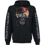 Schwarze Langärmelige Star Wars Darth Vader Rundhals-Ausschnitt Herrensweatshirts aus Baumwollmischung mit Kapuze Größe L für den für den Herbst 