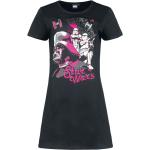 Schwarze Star Wars Darth Vader Mini Rundhals-Ausschnitt Shirtkleider für Damen Größe XXL 