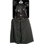 Schwarze Star Wars Darth Vader Masken aus PVC für Herren Einheitsgröße 