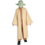 Beige Star Wars Yoda Karnevalshosen & Faschingshosen aus Latex für Kinder Größe 116 