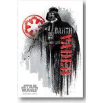 Star Wars Rogue One Darth Vader Grunge Maxi Poster, Mehrfarbig