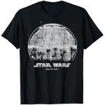 Schwarze Star Wars Todesstern T-Shirts für Herren Größe S 