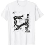 Weiße Star Wars Rogue One T-Shirts für Herren Größe S 