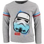 Star Wars Storm Trooper Kinder Jungen langarm Shirt – Grau / 140