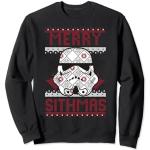 Reduzierte Schwarze Star Wars Stormtrooper T-Shirts mit Weihnachts-Motiv für Herren Größe S Weihnachten 