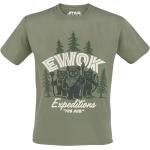 Star Wars T-Shirt - Ewok Expeditions - M bis XXL - für Männer - Größe XL - grün - EMP exklusives Merchandise