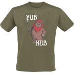 Star Wars T-Shirt - Ewok - Yub Nub - S bis XXL - für Männer - Größe L - grün - EMP exklusives Merchandise
