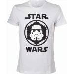 Weiße Bioworld Star Wars Stormtrooper Bio T-Shirts aus Baumwolle für Herren Größe XXL 