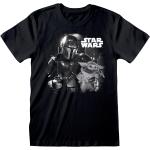 Schwarze Motiv Fruit of the Loom Star Wars Yoda Baby Yoda / The Child T-Shirts aus Baumwolle für Herren Größe XXL für den für den Sommer 